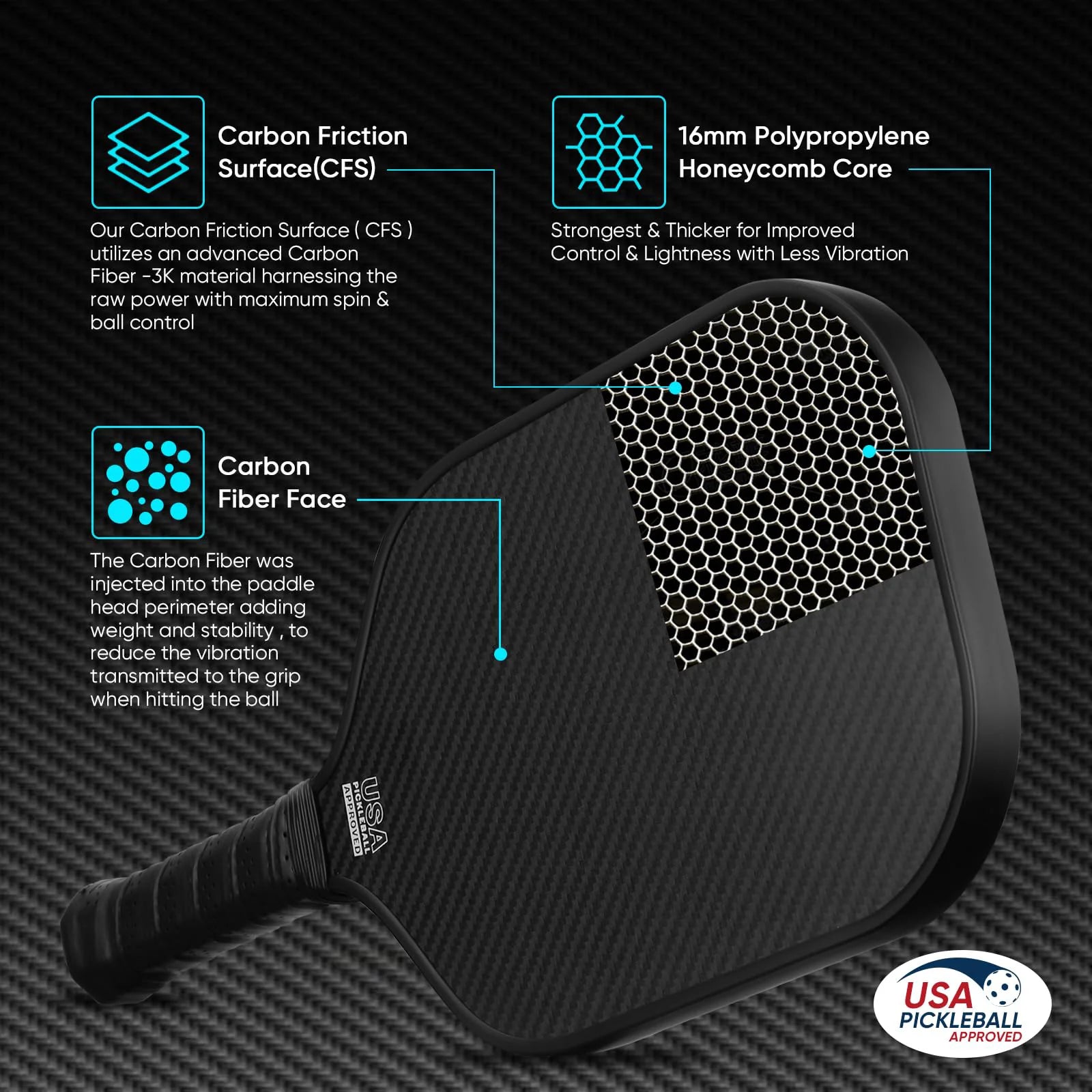 Breezeline PickleBall Paddle